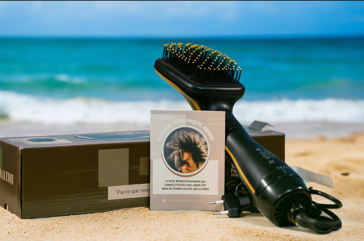 Brosse Thermique Amina™-L'outil parfait pour un démêlage efficace